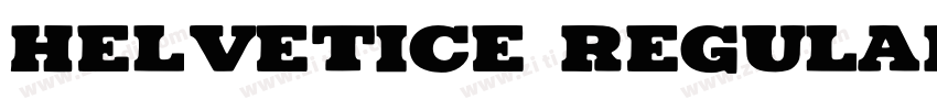 Helvetice Regular字体转换